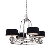 Elstead Lighting Gotham lampe suspendue 4x3 W argenté QZ-GOTHAM4