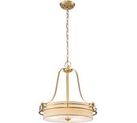 Elstead Lighting Gotham lampe suspendue 4x60 W laiton QZ-GOTHAM-P-BB