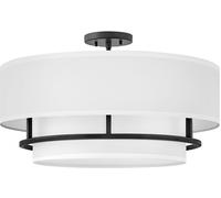 Elstead Lighting Graham lampe suspendue 4x40 W blanc-noir HK-GRAHAM-L-BK