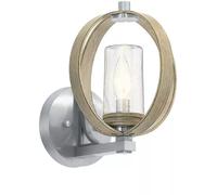 Elstead Lighting Grand Bank applique murale 1x40 W gris KL-GRAND-BANK1-DAG