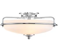 Elstead Lighting Griffin plafonnier 3x60 W chrome QZ-GRIFFIN-F-PC