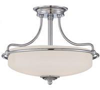 Elstead Lighting Griffin plafonnier 3x60 W nickel QZ-GRIFFIN-SFS-AN