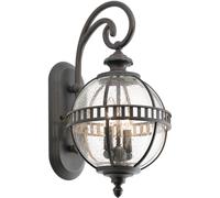 Elstead Lighting Halleron applique murale extérieure 2x40 W gris-marron KL-HALLERON-2S