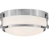 Elstead Lighting Harper plafonnier 3x60 W blanc-chrome HK-HARPER-F-CM