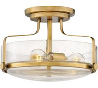 Elstead Lighting Harper plafonnier 3x60 W laiton-transparent HK-HARPER-SFS-HB-CS