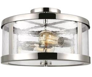 Elstead Lighting Harrow plafonnier 2x60 W nickel FE-HARROW-SF