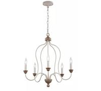 Elstead Lighting Hartsville lampe suspendue 5x40 W blanc-bois FE-HARTSVILLE5