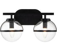 Elstead Lighting Hollis applique murale 2x40 W noir HK-HOLLIS2-C-BK-BATH