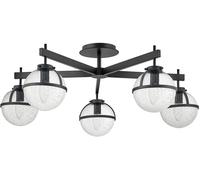 Elstead Lighting Hollis plafonnier 5x40 W noir HK-HOLLIS-5-C-BK