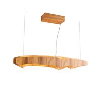 Elstead Lighting Horizon Suspension linéaire LED, QN-HORIZON-LED-LP-100-TEAK,