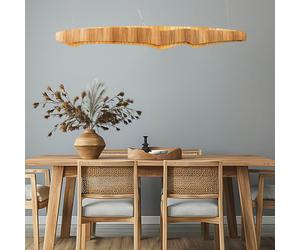 Elstead Lighting Horizon Suspension linéaire LED, QN-HORIZON-LED-LP-140-TEAK,