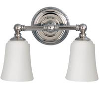 Elstead Lighting Huguenot Lake applique murale 2x3 W chrome FE-HUGOLAKE2BATH