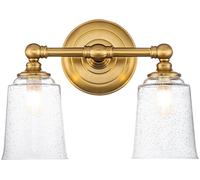 Elstead Lighting Huguenot Lake applique murale 2x3 W laiton FE-HUGOLAKE2BATH-BB