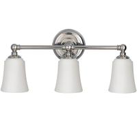 Elstead Lighting Huguenot Lake applique murale 3x3 W chrome FE-HUGOLAKE3BATH