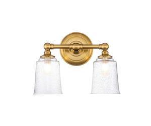 Elstead Lighting Huguenot Lake Applique murale G9, 2 sources lumineuses, FE-HUGOLAKE2BATH-BB,