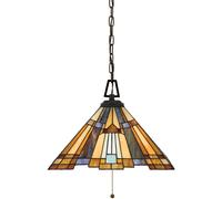 Elstead Lighting Inglenook lampe suspendue 3x60 W marron QZ-INGLENOOK-P-A