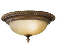 Elstead Lighting Kelham Hall plafonnier 2x60 W doré-marron FE-KELHAM-HALL-F