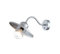 Elstead Lighting Klampenborg applique murale extérieure 1x60 W argenté KLAMPENBORG-PIR-SIL