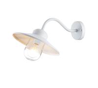 Elstead Lighting Klampenborg Applique murale, E27, KLAMPENBORG-WHT,