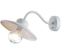 Elstead Lighting Klampenborg applique murale extérieure 1x60 W blanc KLAMPENBORG-PIR-WHT