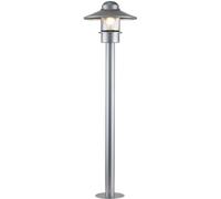 Elstead Lighting Klampenborg lampadaire extérieur 1x60 W argenté KLAMPENBORG-BOL-SIL