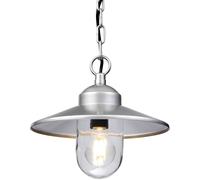 Elstead Lighting Klampenborg lampe suspendue 1x60 W argenté KLAMPENBORG8