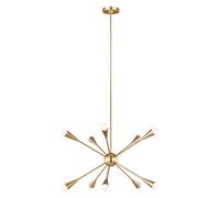 Elstead Lighting Kronleuchter Deckenlampe Sputnik LED 10 Lampes Or 3,5 W