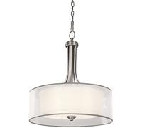 Elstead Lighting Lacey lampe suspendue 4x40 W blanc KL-LACEY-P-L-AP