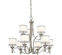 Elstead Lighting Lacey lampe suspendue x40 W blanc KL-LACEY9-AP