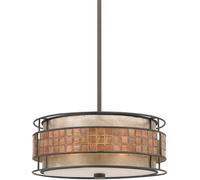 Elstead Lighting Laguna lampe suspendue 4x60 W cuivre QZ-LAGUNA-P