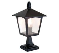 Elstead Lighting Lampe de Jardin Sur Socle Extérieure H 31,5 cm Noir E27