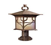 Elstead Lighting Lampe De Sol Extérieure Vintage IP44 E27 Cuivre 41,9 Cm