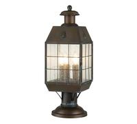 Elstead Lighting Lampe Extérieure IP44 Encastrée Terre Vintage Messing Verre E14