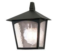 Elstead Lighting Lampe Murale Extérieure Noir IP23, Lanterne, Alu/Verre, 28 cm [EEK: Non noté]