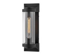 Elstead Lighting Lampe Murale Extérieure Wandleuchte Alu Noir Verre IP44 35,6 cm