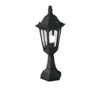 Elstead Lighting Lampe Sur Poteau Extérieur 45 cm Noir E27 Aluminium Verre IP44