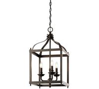 Elstead Lighting Larkin lampe suspendue 3x60 W marron KL-LARKIN-P-M-OZ