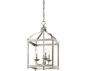 Elstead Lighting Larkin lampe suspendue 3x60 W nickel KL-LARKIN-P-M-NI