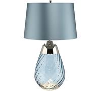 Elstead Lighting Lena lampe de table 1x60 W bleu LENA-TL-S-BLUE