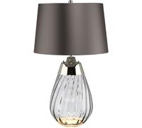 Elstead Lighting Lena lampe de table 1x60 W gris LENA-TL-S-SMOKE