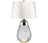 Elstead Lighting Lena lampe de table 1x60 W satin LENA-TL-S-SMOKE-OWSS