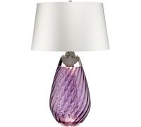 Elstead Lighting Lena lampe de table 2x60 W violet-satin LENA-TL-L-PLUM-OWSS
