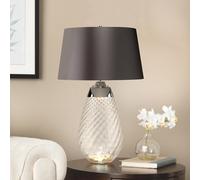 Elstead Lighting Lena Lampe de table, E27 et GU10, LENA-TL-L-SMOKE,