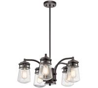 Elstead Lighting Lyndon lampe suspendue 5x60 W marron KL-LYNDON-5P-AZ