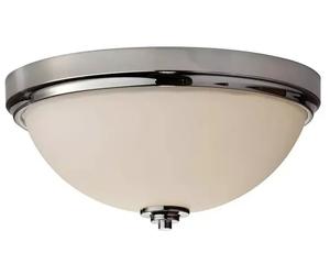 Elstead Lighting Malibu plafonnier 2x60 W chrome FE-MALIBU-F-BATH