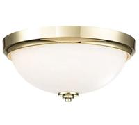 Elstead Lighting Malibu plafonnier 2x60 W laiton FE-MALIBU-F-BATH-PB