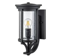 Lampe d'extérieur applique applique lampe de jardin acier verre H 38,8 cm lanterne