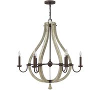 Elstead Lighting Middlefield lampe suspendue 6x60 W fer HK-MIDDLEFIELD6