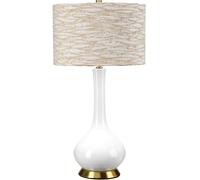 Elstead Lighting Milo lampe de table 1x60 W blanc-laiton-orange-crème MILO-AB-TL-LANT