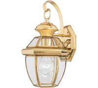 Elstead Lighting Newbury applique murale extérieure 1x60 W laiton QZ-NEWBURY2-S-PB